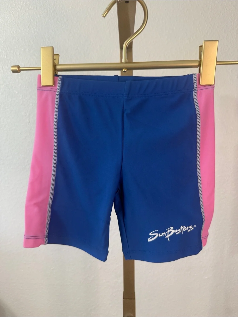 Kids Blue & Pink Swim Shorts- Size 3T